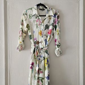 Floral Shirt Dress